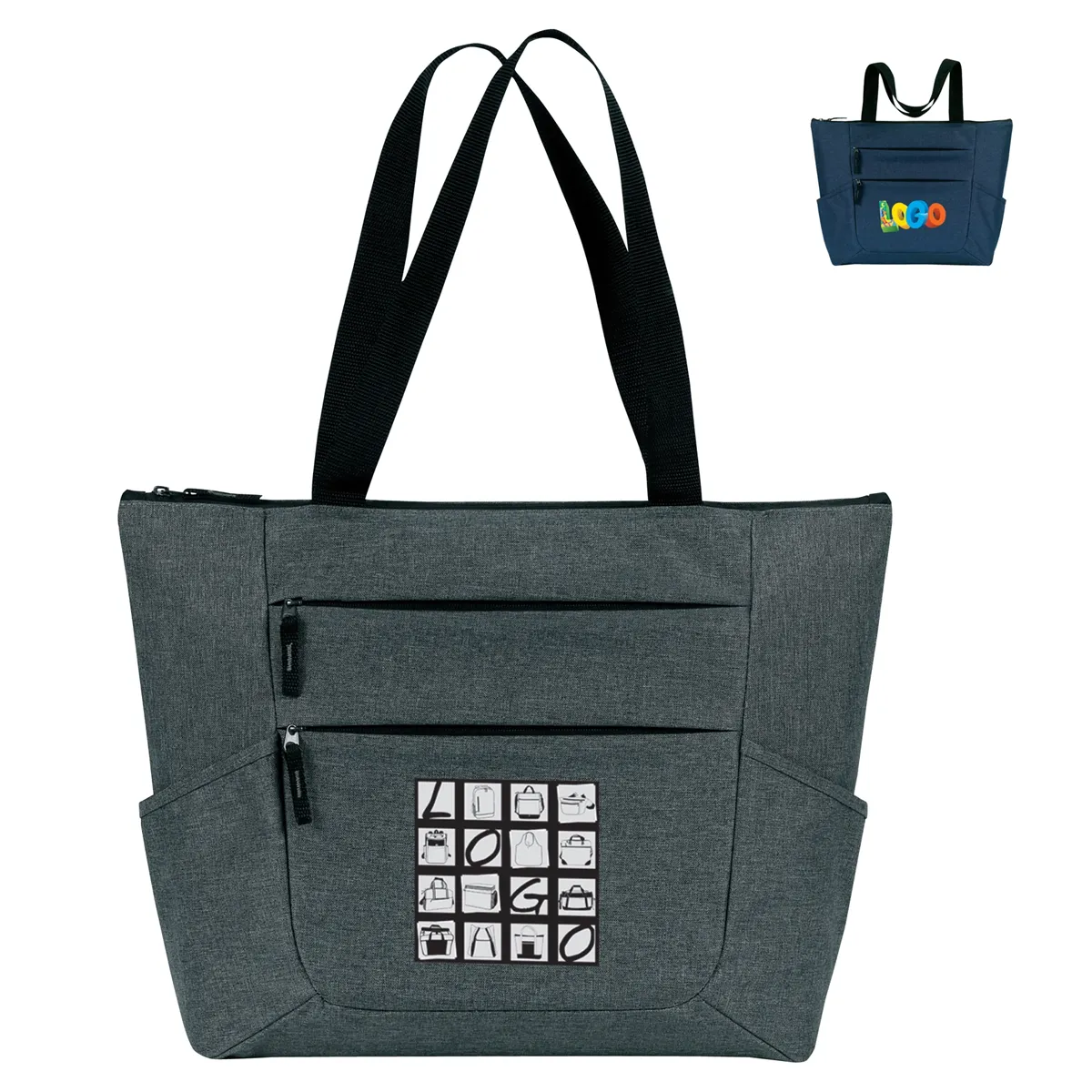 Premium Zippered Tote Bag